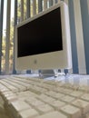 Retro computer iMac Core Duo was the first Apple computer to mount an Intel processor in 2006