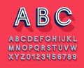 Retro creative alphabet