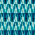 Retro crystal triangle seamless pattern