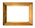 Retro decorated wooden picture frame Royalty Free Stock Photo