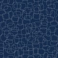 Retro design seamless pattern - intertwining mesh