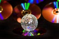 Retro Disco Ball with music CDs