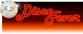 Retro Disco Fever Orange Royalty Free Stock Photo