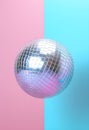 Retro Disco Revival: Minimalist Pop Art Disco Ball