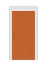 Retro door vector concept