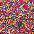 79 Retro Dots: A nostalgic and retro background featuring retro dots in bright and bold colors that create a playful and vintage