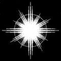 Retro dotwork sunburst or explosion with rays Royalty Free Stock Photo