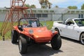 Retro dunebuggy parked outdoors under the sun