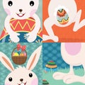 Retro Easter Day Bunny