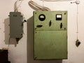 Retro Electric Control Panel: Nostalgic Industrial Detail