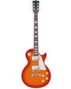 Retro electric guitar Royalty Free Stock Photo