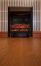 Retro electrical fireplace