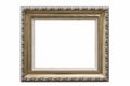 Retro elegant picture frame isolated