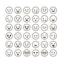 Retro emoticons design