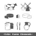 Retro farm elements