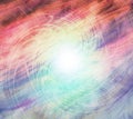 Retro feel, divine abstract energy field, swirl, aura, cosmic fantasy sky background with white light and zoom effect - red, Royalty Free Stock Photo