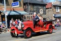 Retro Fire Car Royalty Free Stock Photo