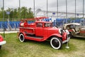 Retro fire truck PMG-1 on the chassis of the car GAZ-AA. . Russia. Royalty Free Stock Photo