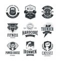 Retro Fitness Emblems