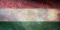 retro flag of Iranian peoples Tajiks with grunge texture. flag representing ethnic group or culture, regional authorities. no Royalty Free Stock Photo