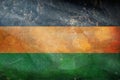 retro flag of Khoisan peoples Bushman people with grunge texture. flag representing ethnic group or culture, regional authorities