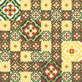 Retro Floor Tiles patern Royalty Free Stock Photo