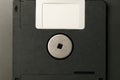 Retro floppy disc with simple design highlighting vintage data storage technology and nostalgic computer accessory concept Royalty Free Stock Photo