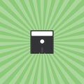 retro floppy disc. Vector illustration decorative design