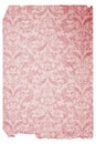 Retro floral damask paper, vintage design, vertical shot Royalty Free Stock Photo