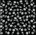 Retro floral pattern,vector