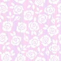 Retro floral seamless background with roses. Illustration bitmap