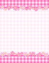 Retro frame gingham Royalty Free Stock Photo