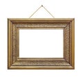 Retro frame on rope Royalty Free Stock Photo