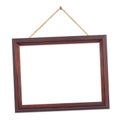 Retro frame on string