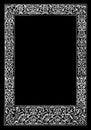 Retro, frame, vintage, decorative, frame Royalty Free Stock Photo
