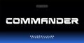 Retro futuristic alphabet, bold techno letters, industrial font cyber robotic branding, spaceship journey gaming, modern