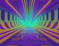 Retro Futuristic Background in a Dynamic Design