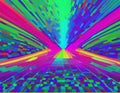 Retro Futuristic Background in a Dynamic Design