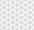 Seamless pattern of triangles and hexagons