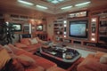 Retro-Futuristic 2000s Living Room