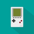 Retro gadgets for games flat icon