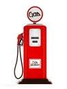 Retro gas pump Royalty Free Stock Photo