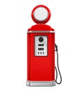 Retro Gas Pump Royalty Free Stock Photo