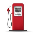 Retro gas station pump Royalty Free Stock Photo