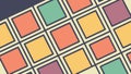 Retro Geometric Checkered Pattern Background, vector design Generative AI Royalty Free Stock Photo