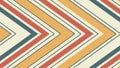 Retro geometric chevron pattern vibrant striped design vector design Generative AI Royalty Free Stock Photo