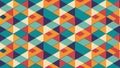 Retro geometric pattern design with triangle and diamond shapes Royalty Free Stock Photo