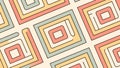 Retro Geometric Pattern with Nested Squares in Perspective, vector design Generative AI Royalty Free Stock Photo