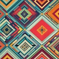 494 Retro Geometric Patterns: A retro and vintage-inspired background featuring retro geometric patterns in retro colors that ev