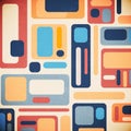 Retro geometrical abstract background Royalty Free Stock Photo